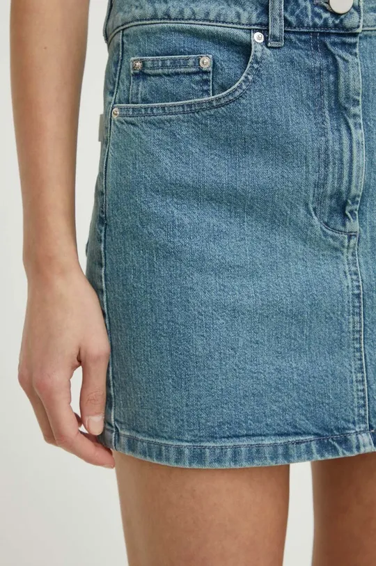 niebieski Remain spódnica jeansowa