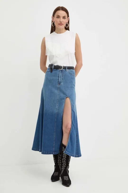 Bardot spódnica jeansowa CYNTHIA niebieski