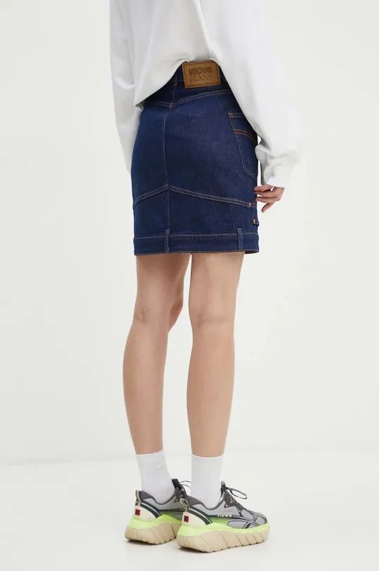 Rifľová sukňa Moschino Jeans 99 % Bavlna, 1 % Elastan