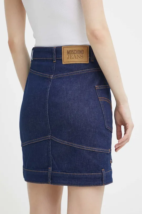 Moschino Jeans farmer szoknya 99% pamut, 1% elasztán