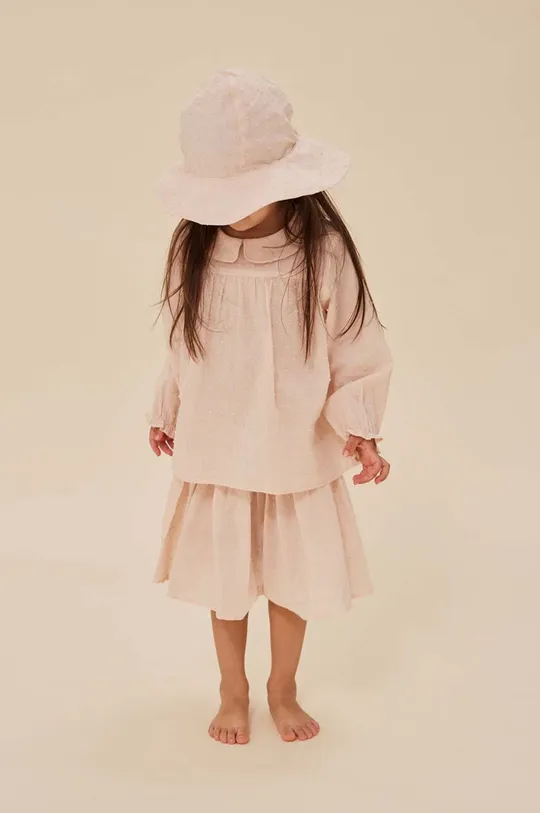 Детская хлопковая юбка Konges Sløjd Для девочек