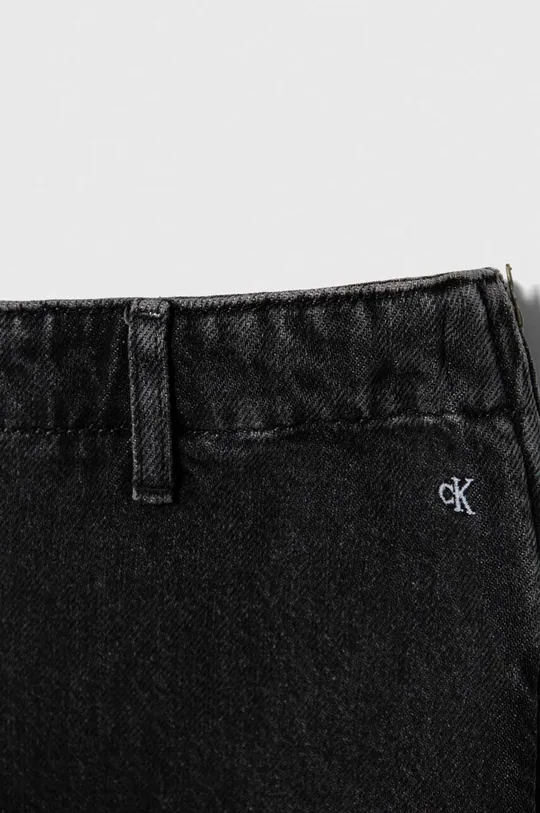 Dječja traper suknja Calvin Klein Jeans 100% Pamuk