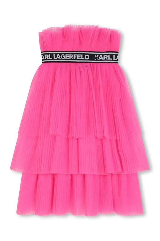 Dječja suknja Karl Lagerfeld roza