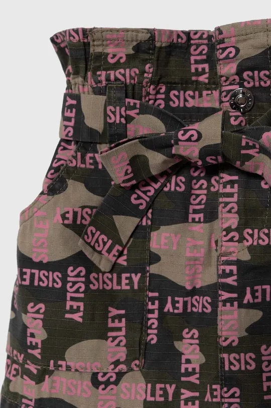 Sisley spódnica bawełniana dziecięca 100 % Bawełna