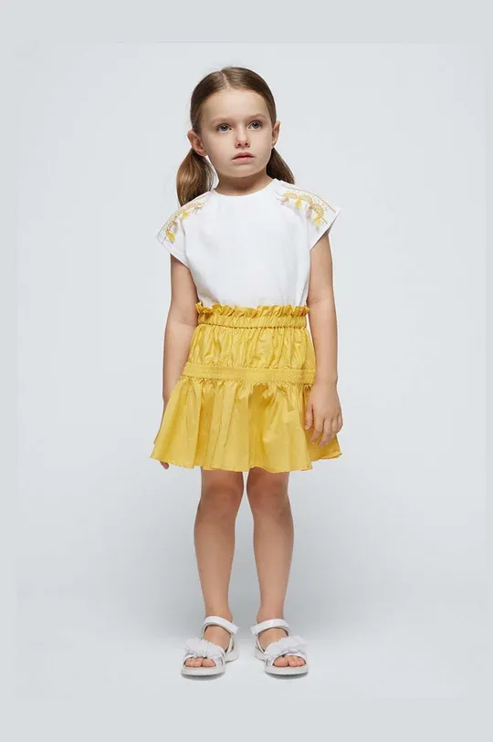 Dječje pamučna haljina Mayoral Za djevojčice