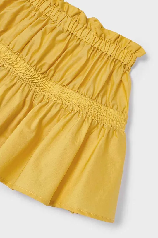 žltá Dievčenská bavlnená sukňa Mayoral