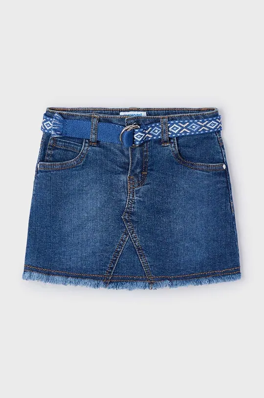 niebieski Mayoral spódnica jeansowa dziecięca Dziewczęcy