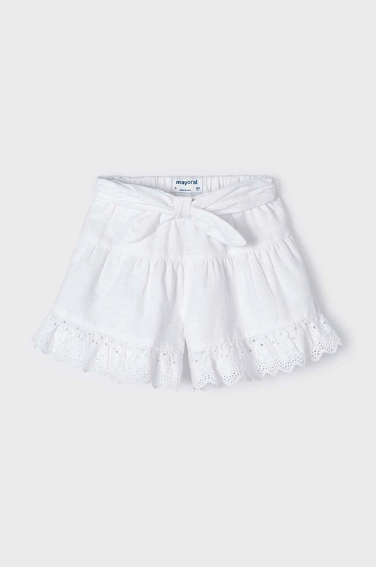 Mayoral shorts di lana bambino/a bianco