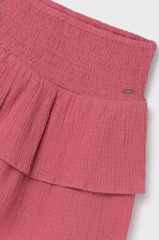 розовый Детская хлопковая юбка Mayoral