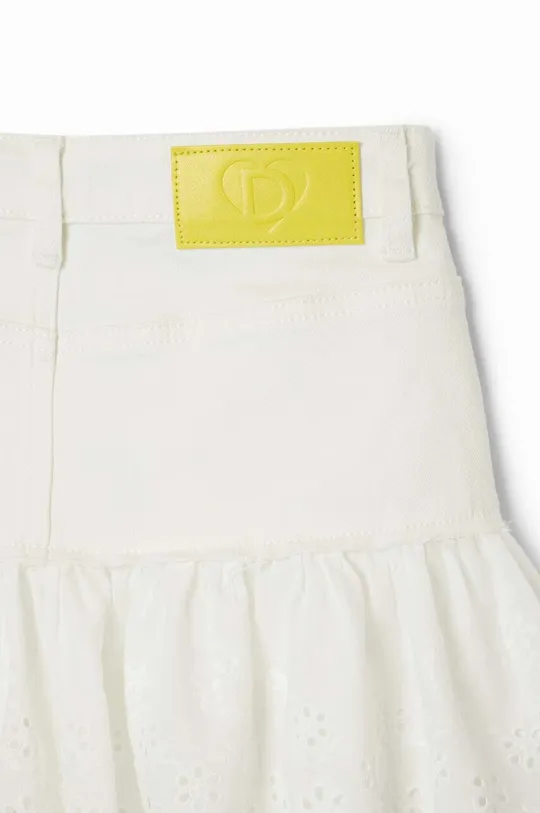 λευκό Παιδική τζιν φούστα Desigual