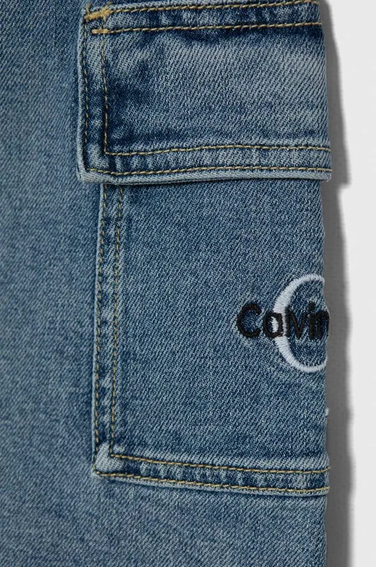 Bavlnená rifľová sukňa Calvin Klein Jeans 99 % Bavlna, 1 % Elastan