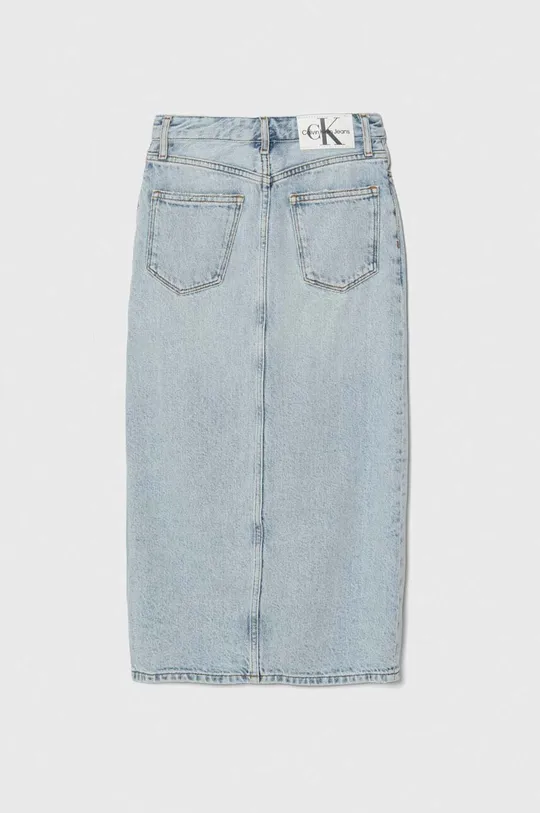 Dievčenská rifľová sukňa Calvin Klein Jeans modrá