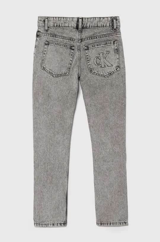 Otroške kavbojke Calvin Klein Jeans siva