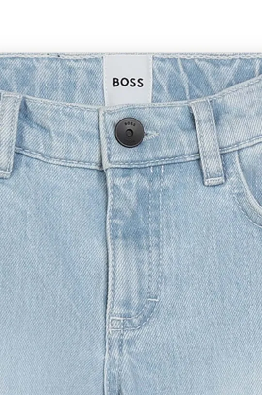 Дитячі джинси BOSS Матеріал 1: 98% Бавовна, 2% Еластан Матеріал 2: 65% Поліестер, 35% Бавовна