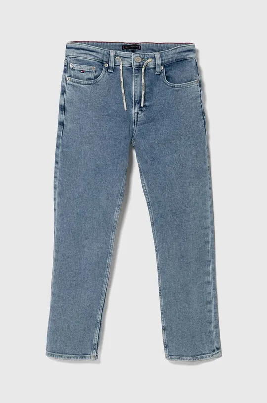 niebieski Tommy Hilfiger jeansy Chłopięcy