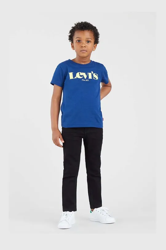 czarny Levi's jeansy dziecięce 510 Chłopięcy