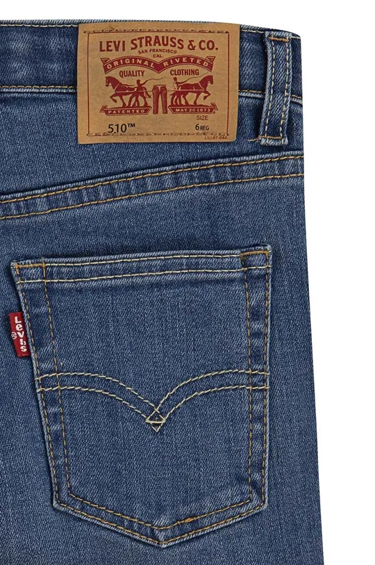 niebieski Levi's jeansy dziecięce 510