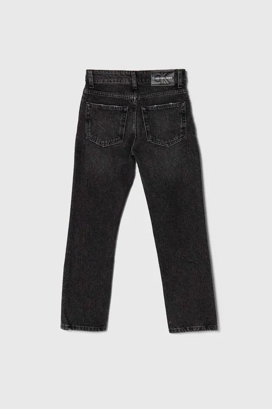Otroške kavbojke Calvin Klein Jeans črna