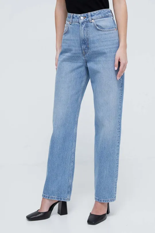 niebieski HUGO jeansy Gilissi Damski