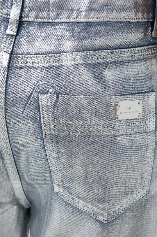 srebrny Elisabetta Franchi jeansy