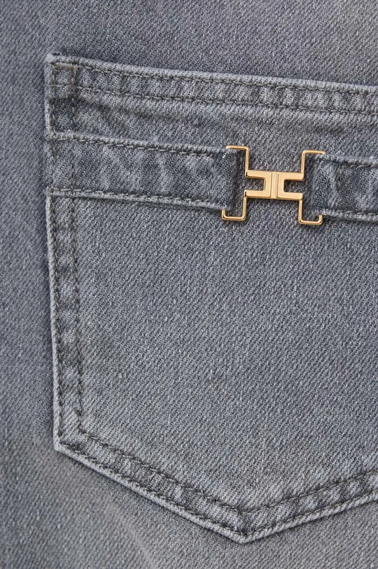 szary Elisabetta Franchi jeansy