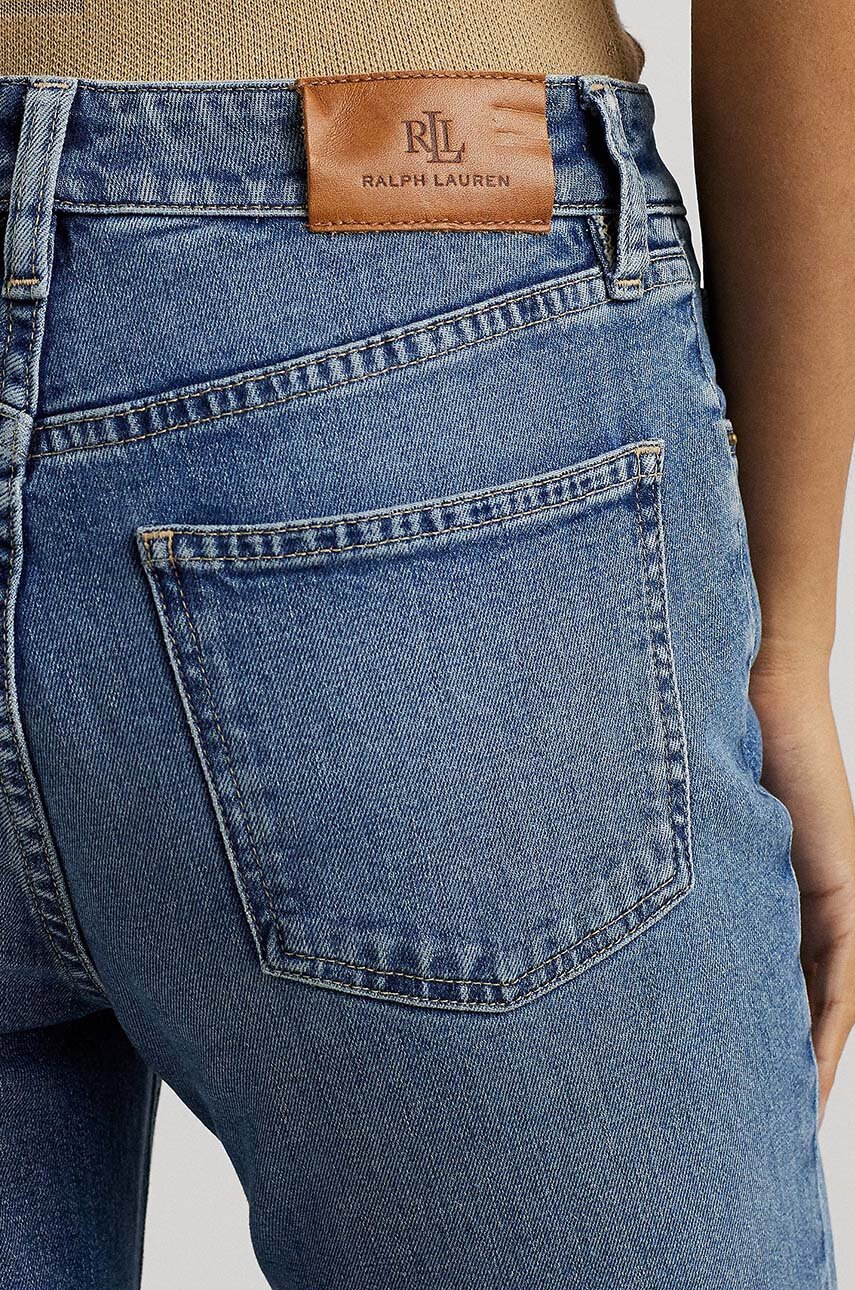 PIECES Jeans Donna Dritti: 5 Tasche, Denim Lavaggio Azzurro, Orlo Alla Caviglia, In Cotone Riciclato