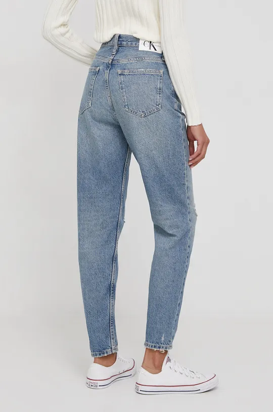 Kavbojke Calvin Klein Jeans Mom Jean 100 % Recikliran bombaž