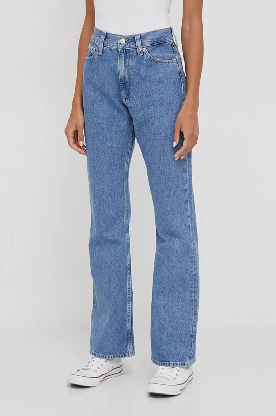 Kavbojke Calvin Klein Jeans Authentic Boot modra