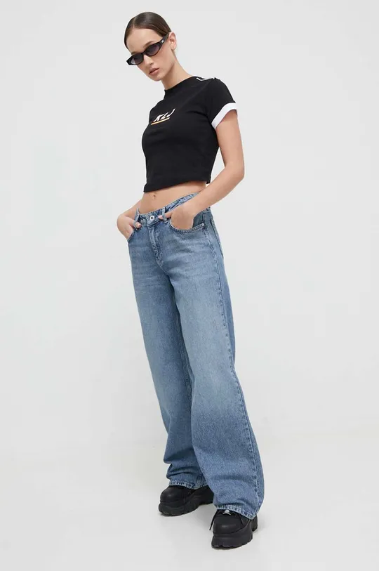 Karl Lagerfeld Jeans jeansy niebieski