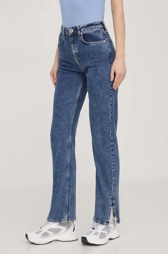 granatowy Karl Lagerfeld Jeans jeansy Damski