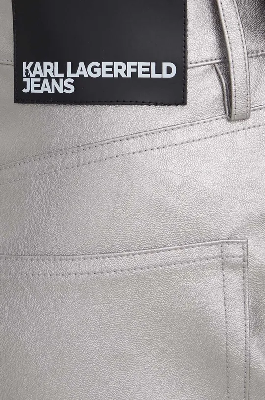 strieborná Nohavice Karl Lagerfeld Jeans