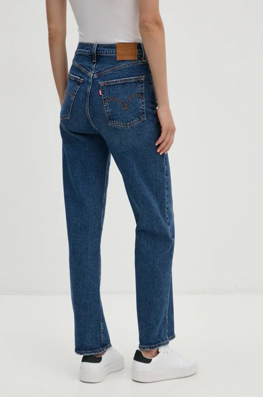 Ρούχα Τζιν παντελόνι Levi's RIBCAGE STRAIGHT 72693 σκούρο μπλε