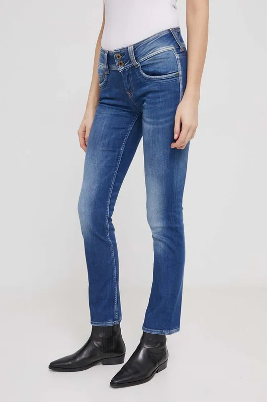 niebieski Pepe Jeans jeansy Damski