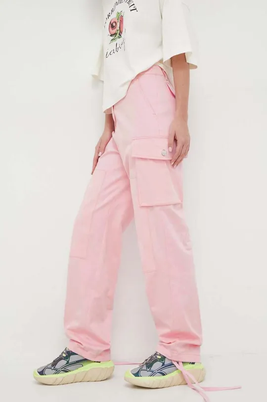 ροζ Παντελόνι Moschino Jeans Γυναικεία