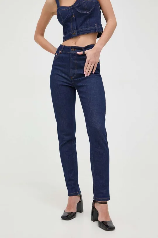 granatowy Moschino Jeans jeansy Damski
