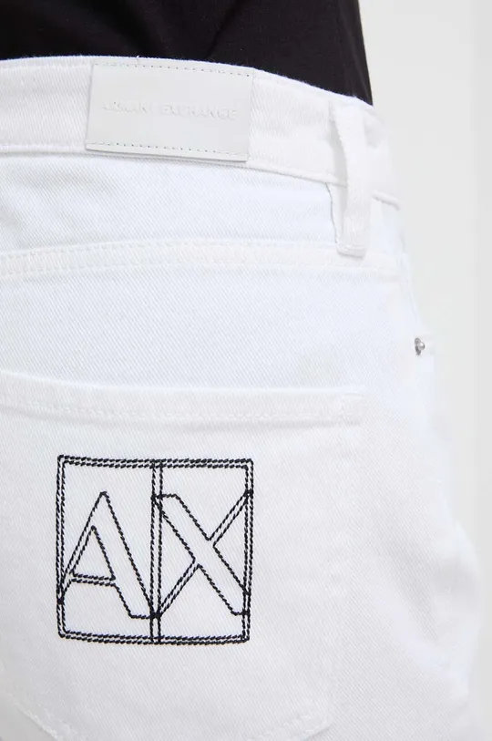 biały Armani Exchange jeansy
