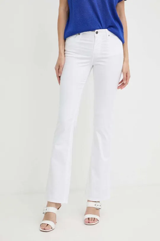 λευκό Παντελόνι Armani Exchange Γυναικεία