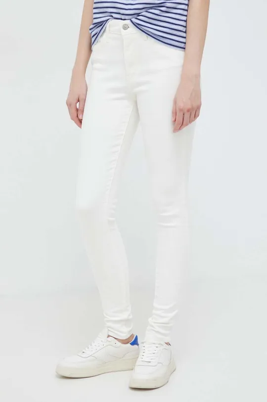 beżowy Levi's jeansy 720 HIRISE SUPER SKINNY Damski