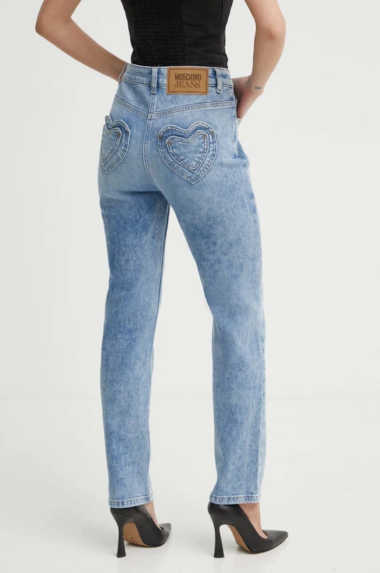 Moschino Jeans jeansy Materiał zasadniczy: 99 % Bawełna, 1 % Elastan, Podszewka kieszeni: 65 % Poliester, 35 % Bawełna