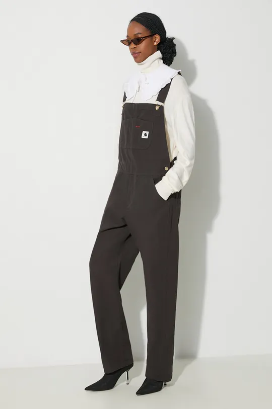 Rifľové nohavice na traky Carhartt WIP Bib Overall Straight Hlavný materiál: 100 % Bavlna Podšívka vrecka: 65 % Polyester, 35 % Bavlna