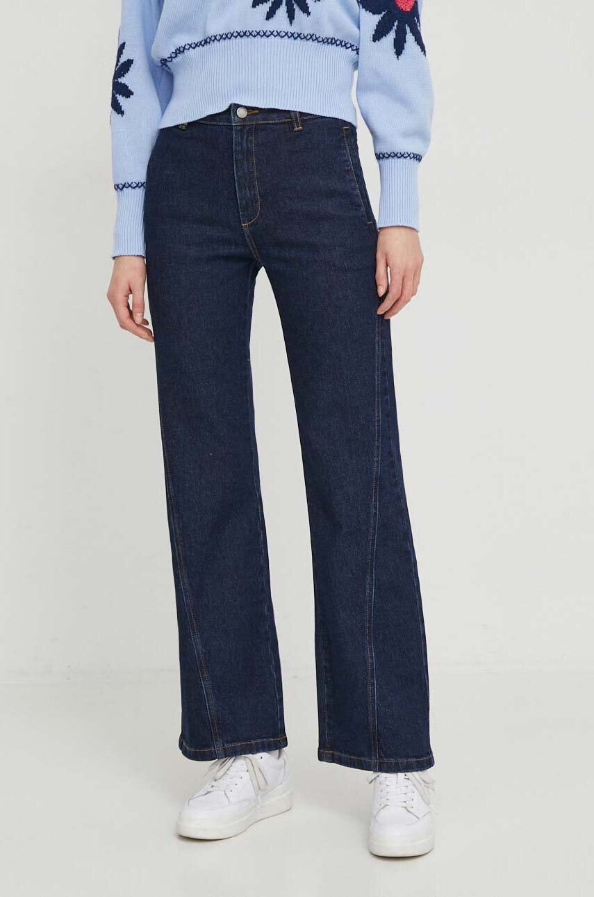 United Colors of Benetton jeansy damskie high waist | Answear.com