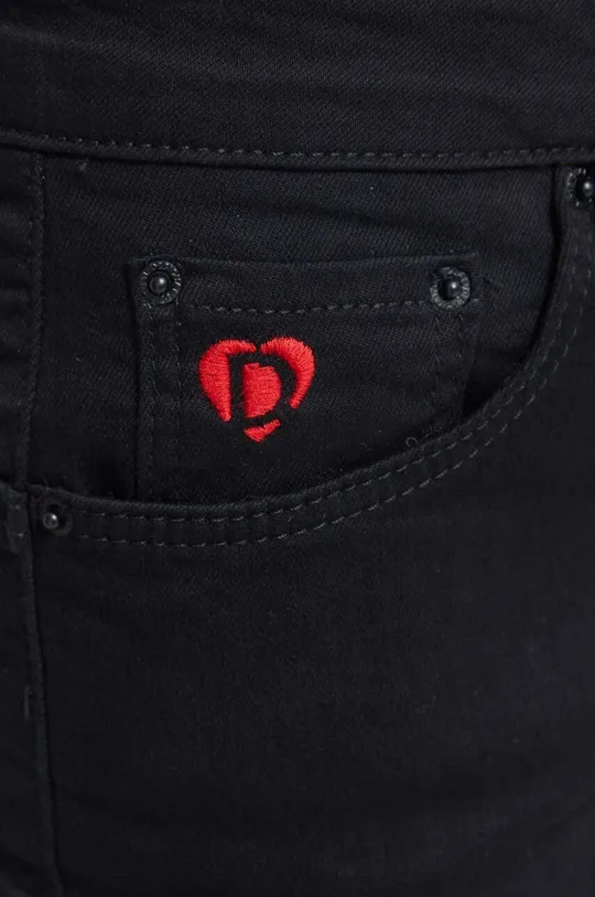 czarny Desigual jeansy DELAWARE NEW
