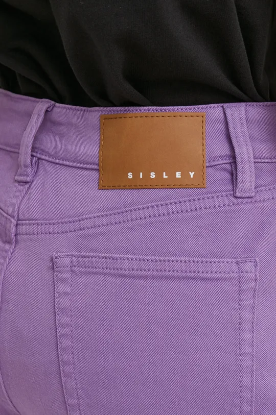 fioletowy Sisley jeansy