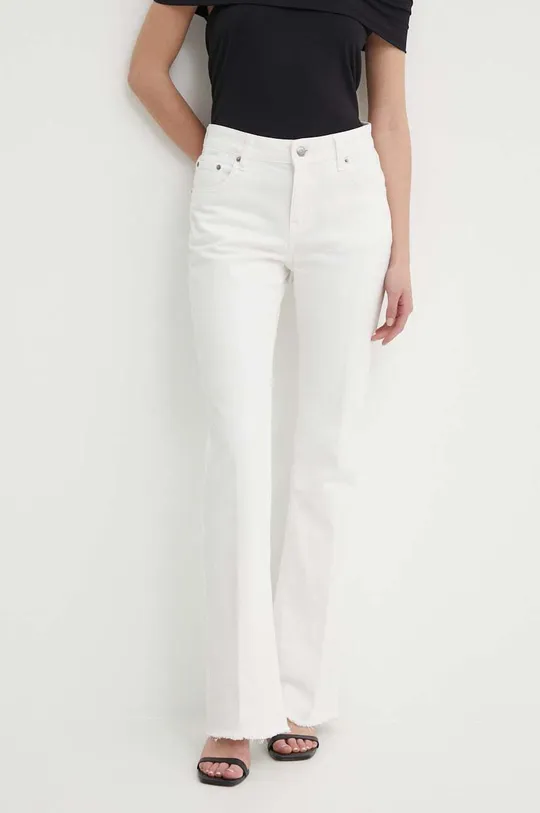 bianco Sisley jeans Donna