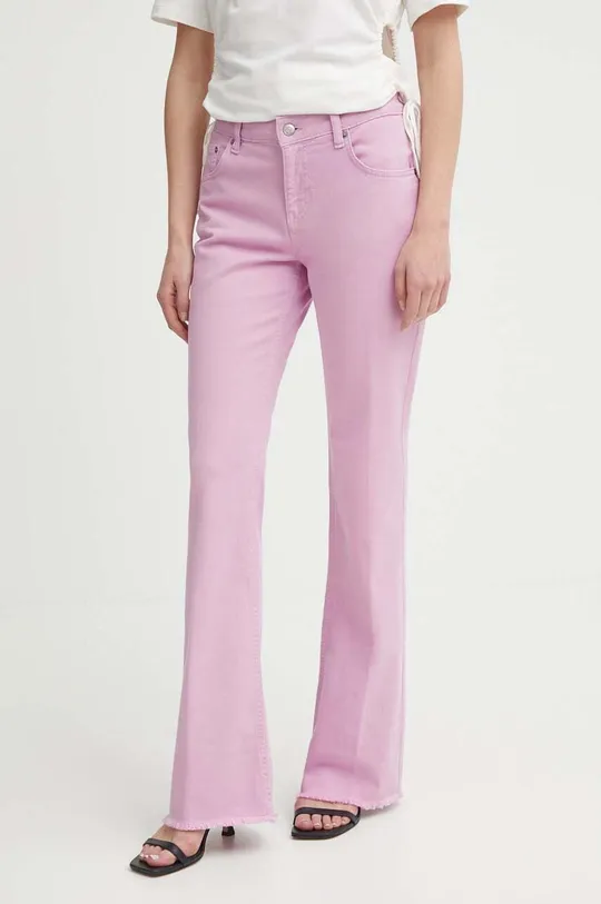 różowy Sisley jeansy Damski