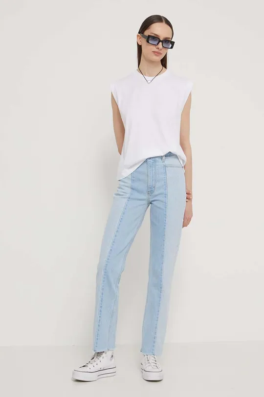 Abercrombie & Fitch jeansy niebieski