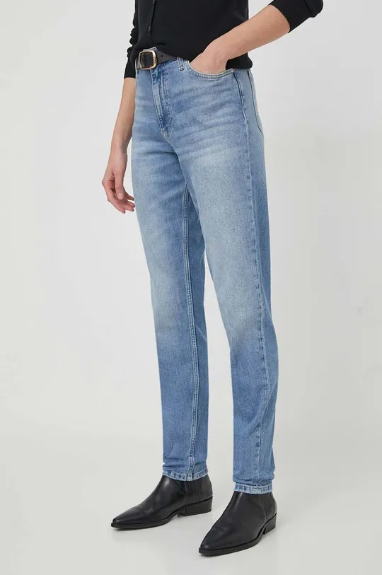 μπλε Τζιν παντελόνι Calvin Klein Jeans Mom Jean Γυναικεία
