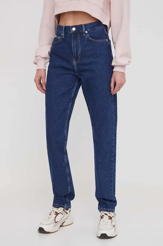 Джинси Calvin Klein Jeans темно-синій