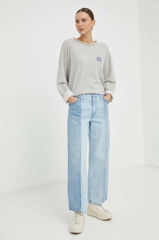 Traperice Levi's BAGGY CROP plava