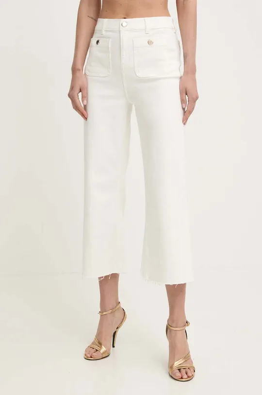 biały Morgan jeansy PCLIC Damski